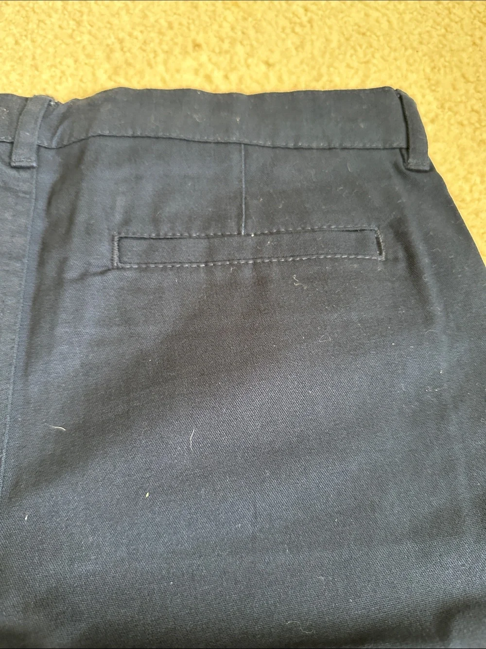 Old Navy Boys Dark Navy Flat Front Chino Shorts